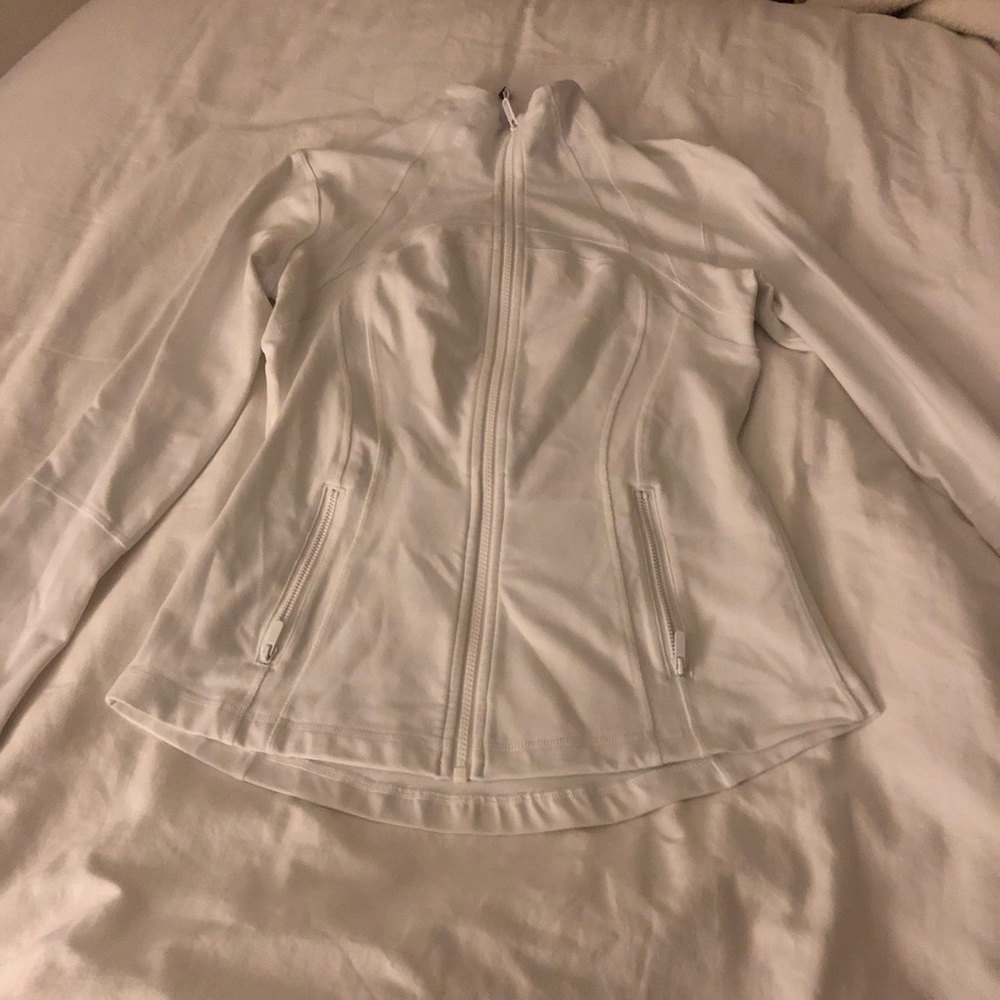 Lululemon Define Jacket White Sz 8
